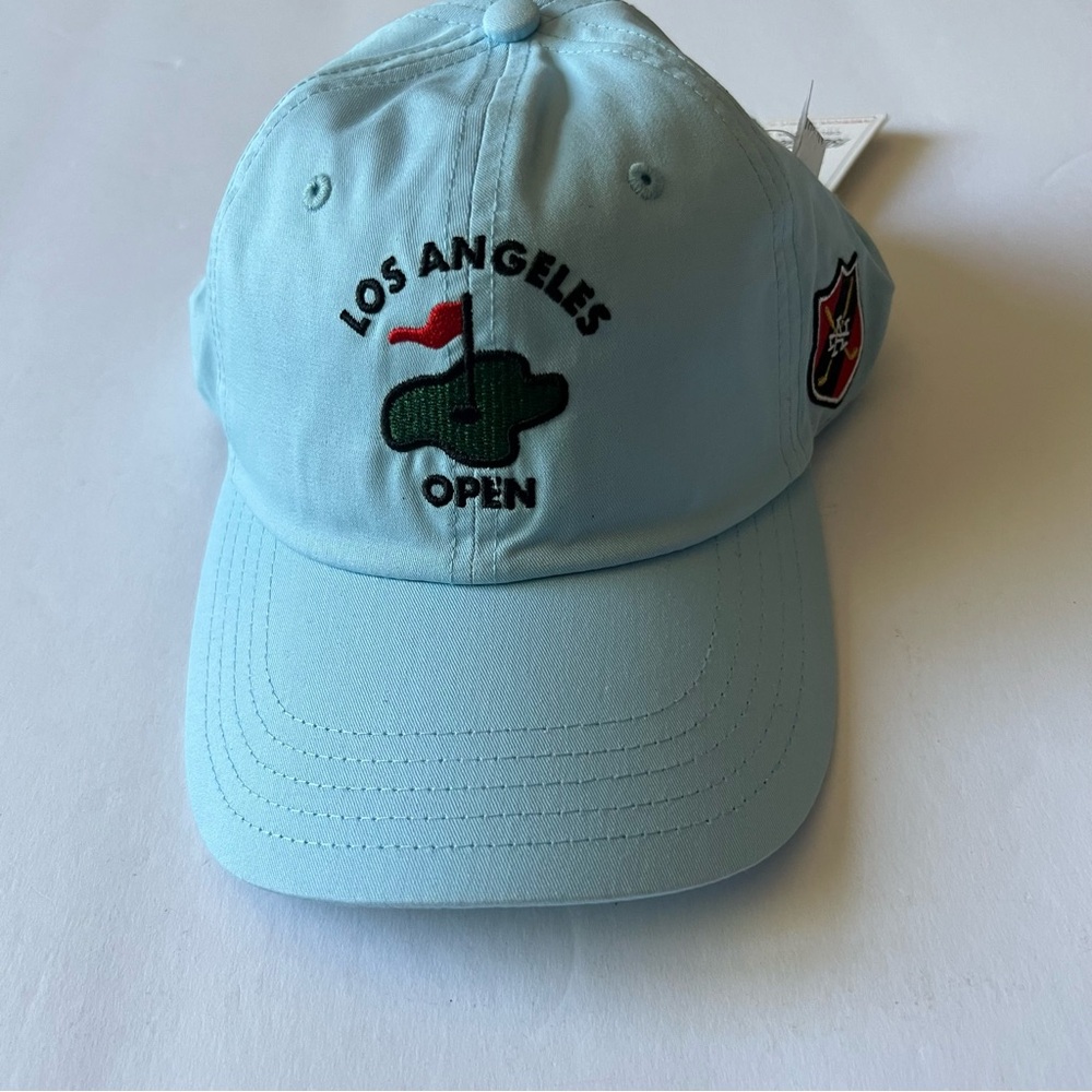 AMERICAN NEEDLE 19th HOLE LOS ANGELES OPEN SNAPBACK COTTON GOLF HAT BLUE NWT
